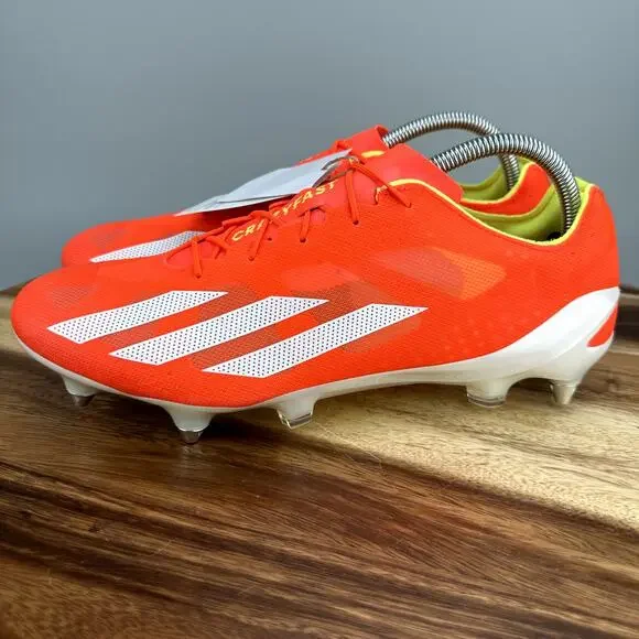 Adidas X Crazyfast + SG Men's 6.5/ Womens 7.5 Solar Red Soccer Cleats IF0646 NEW
